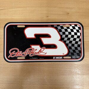 Vintage Dale Earnhardt #3 Nascar Plastic Booster License Plate 2000 Win Craft